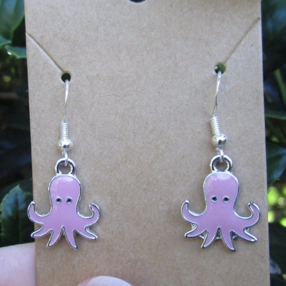 Octopus Earrings - Picture 1 of 2